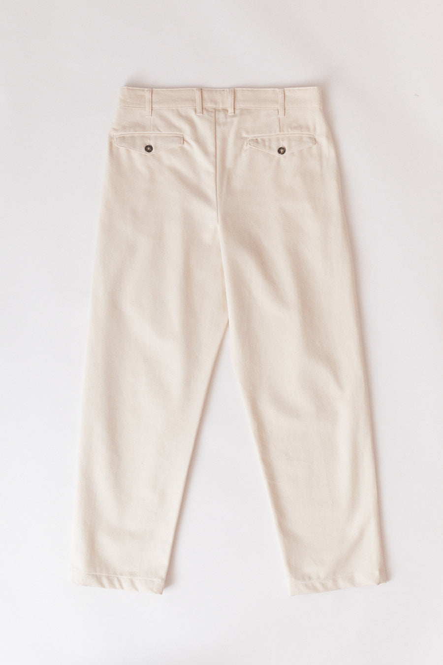 Magic Quiver - Pleated Canvas Pants - Raw