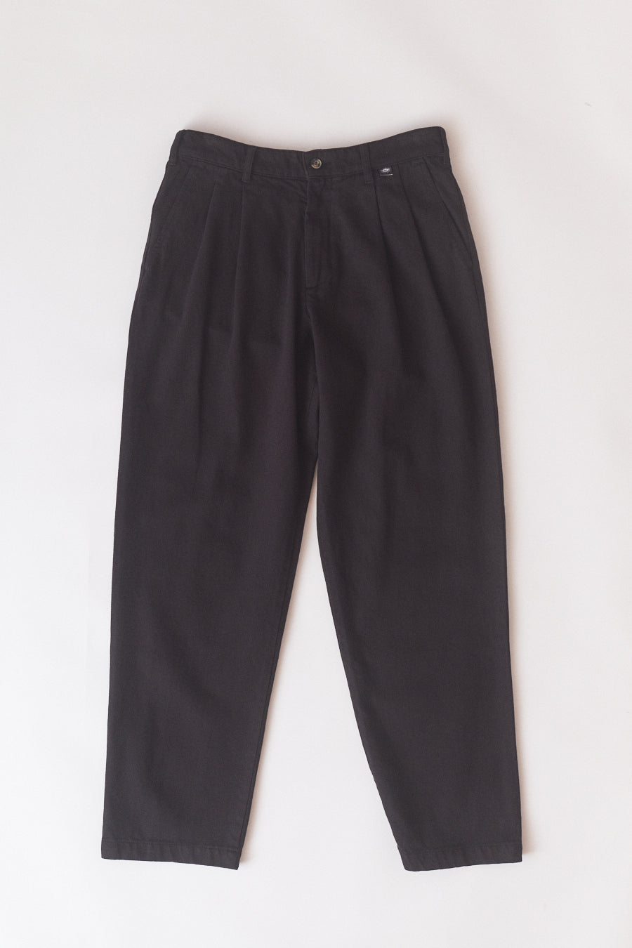 Magic Quiver - Pleated Canvas Pants - Black