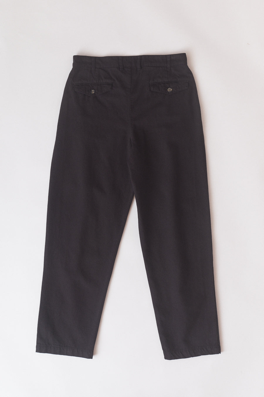 Magic Quiver - Pleated Canvas Pants - Black