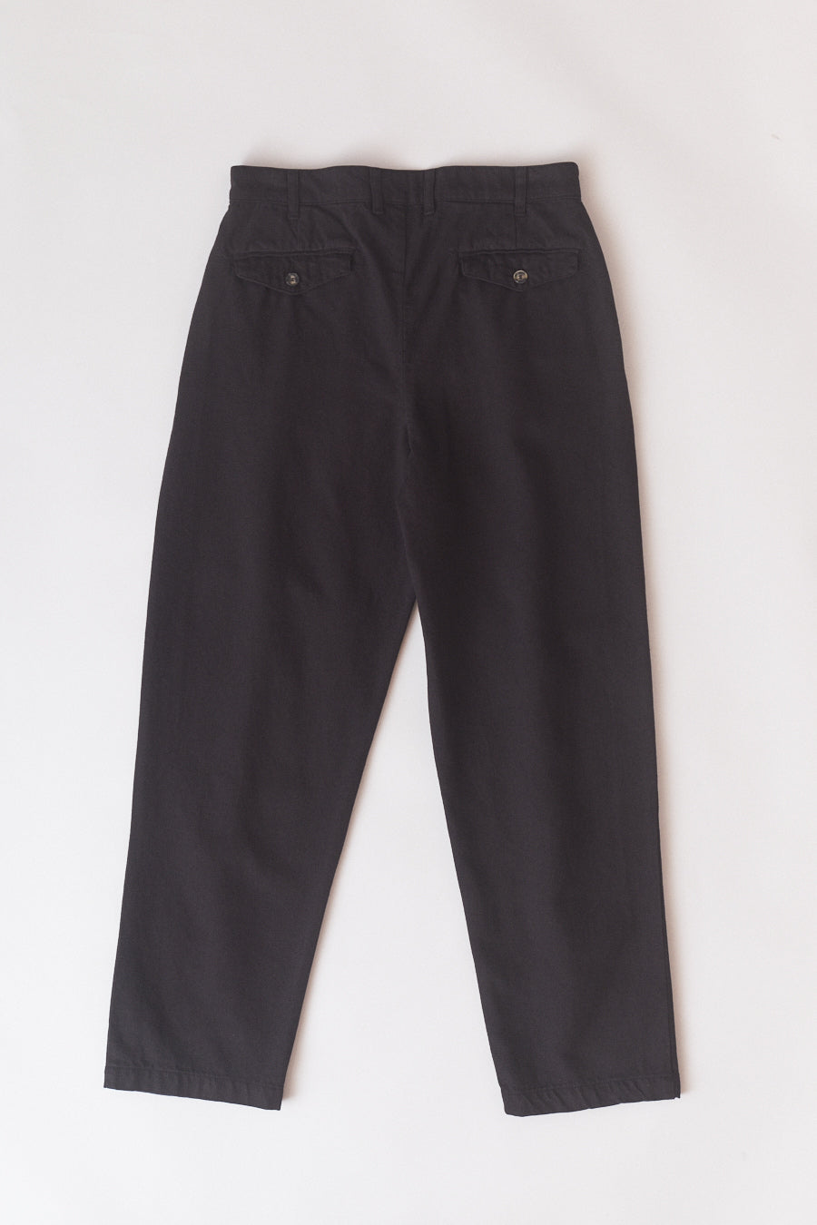 Magic Quiver - Pleated Twill Pants - Navy