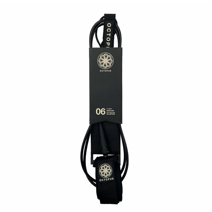 Octopus - Medium Leash 6ft - Black