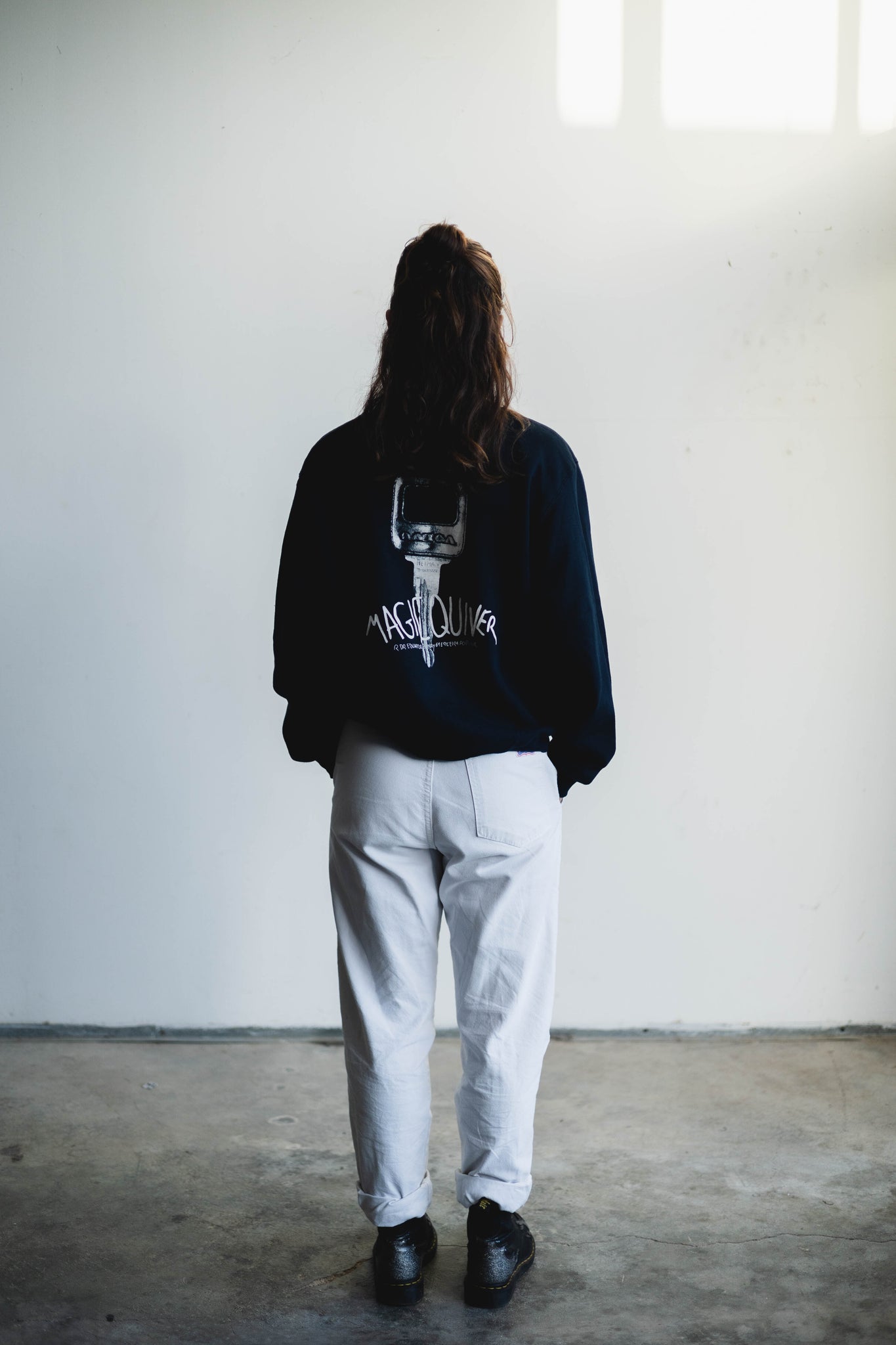 Magic Quiver - 1986 Key Crewneck - Navy